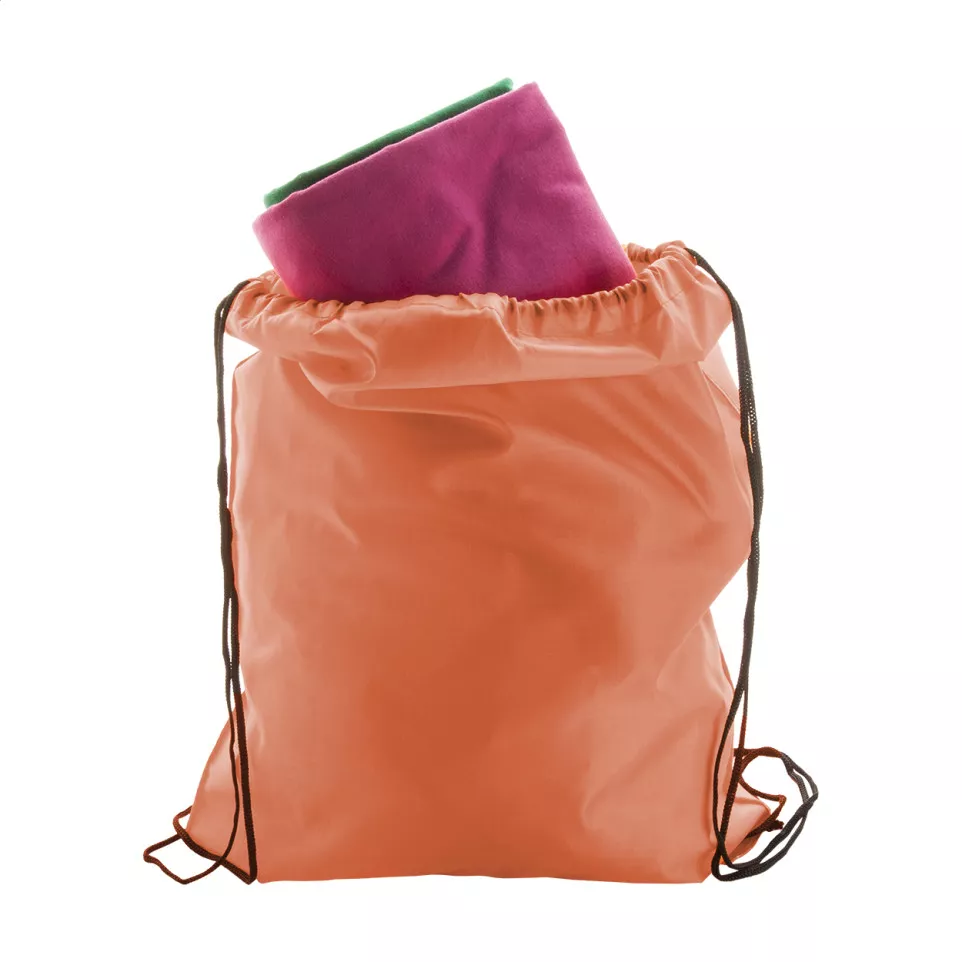 Druuk oranje  trekkoord tas 