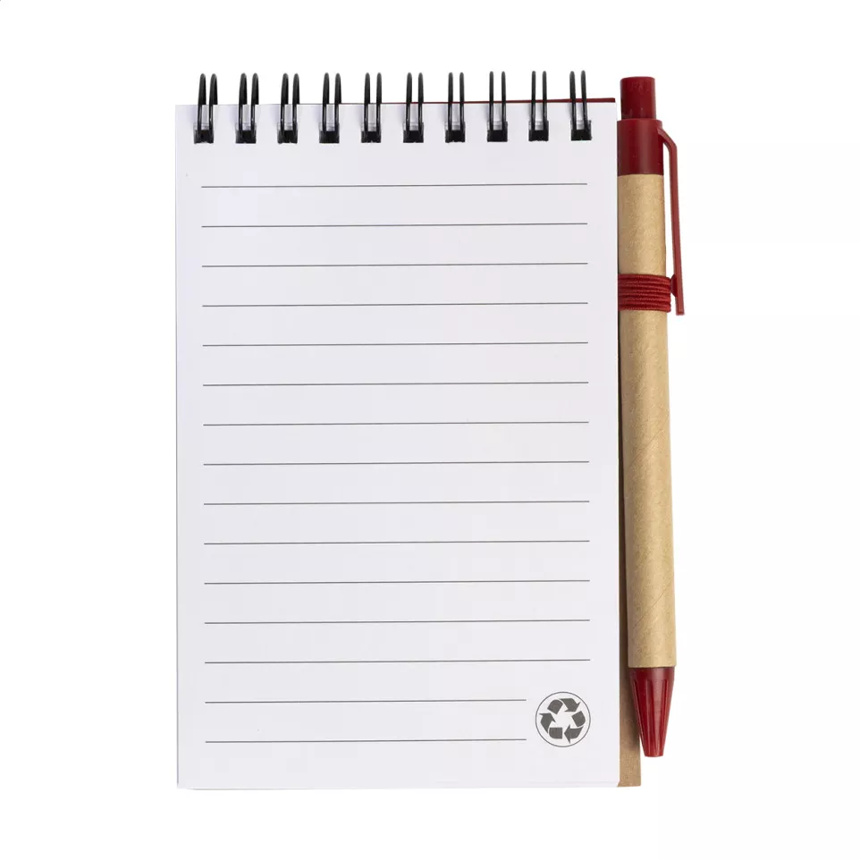 Platanus A6 red natural notebook 