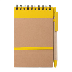 Platanus A6 jaune naturelle bloc notes 