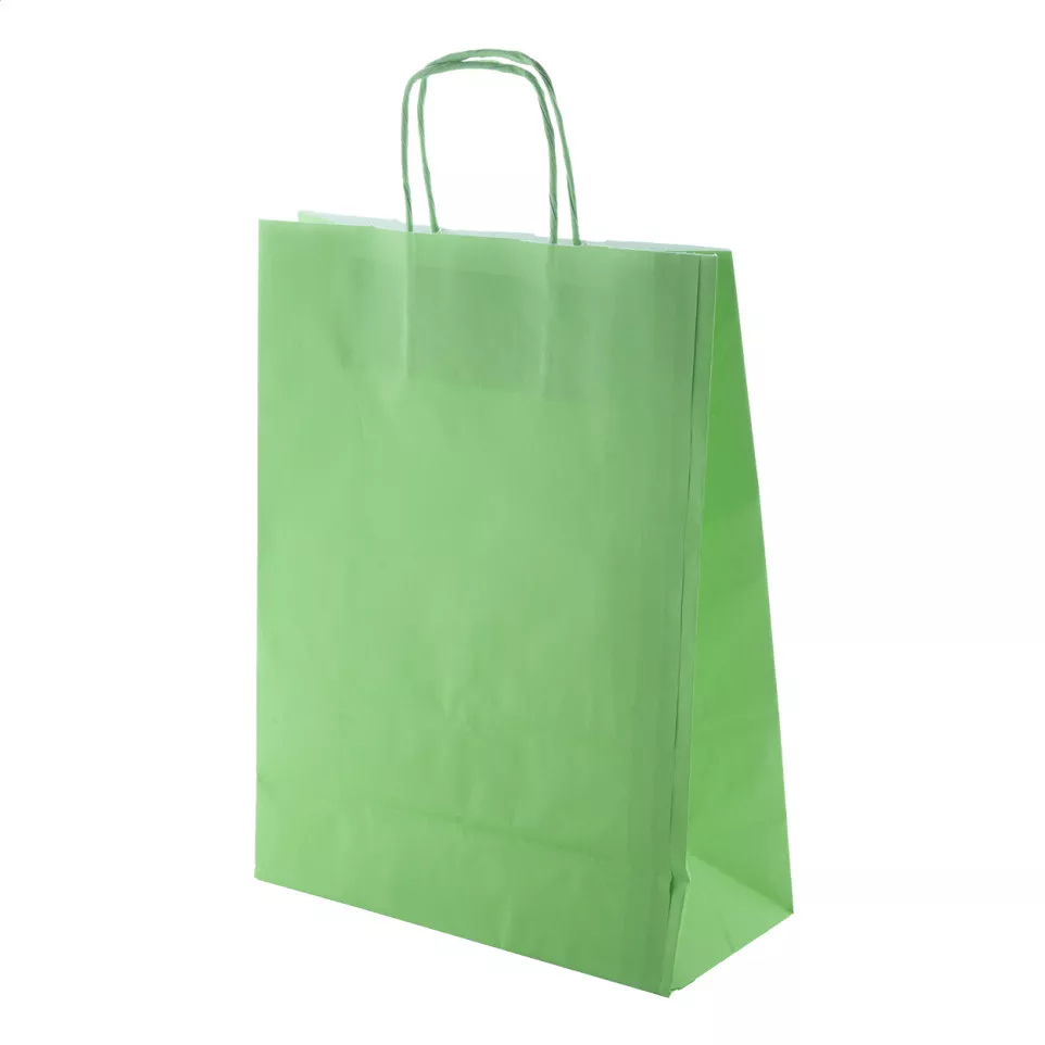 Store groen  papieren tas 