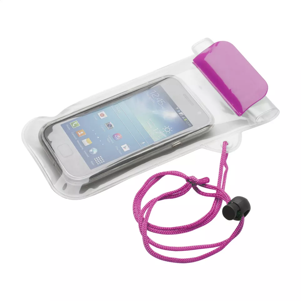 Wapro fuchsia transparent pochette 
