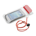 Wapro red transparent waterproof mobile case 