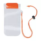Wapro oranje transparant waterdichte mobiele telefoon hoes 