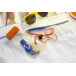 Wapro orange transparent pochette 