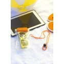 Wapro orange transparent pochette 