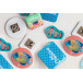 EpoBadge Midi blanc  badge époxy sur-mesure 