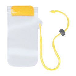 Wapro geel transparant waterdichte mobiele telefoon hoes 