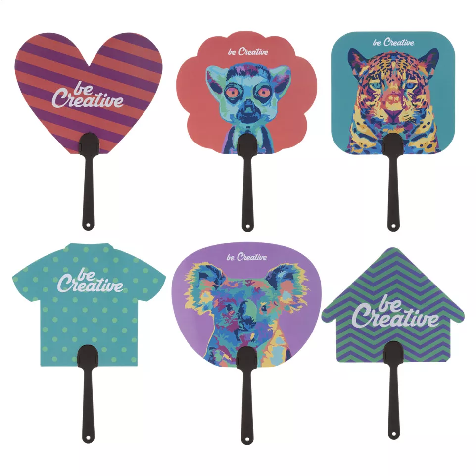 Digibreeze black white custom made fan 