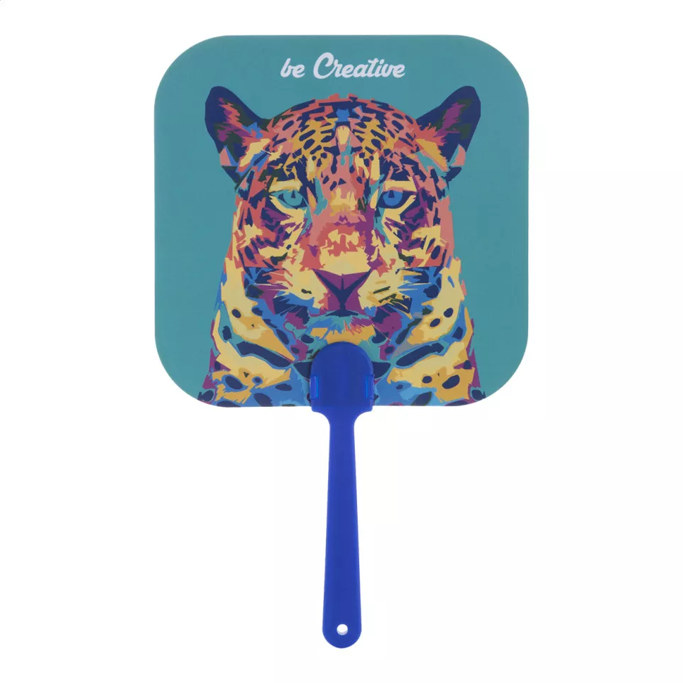 Digibreeze blauw wit custom made waaier 