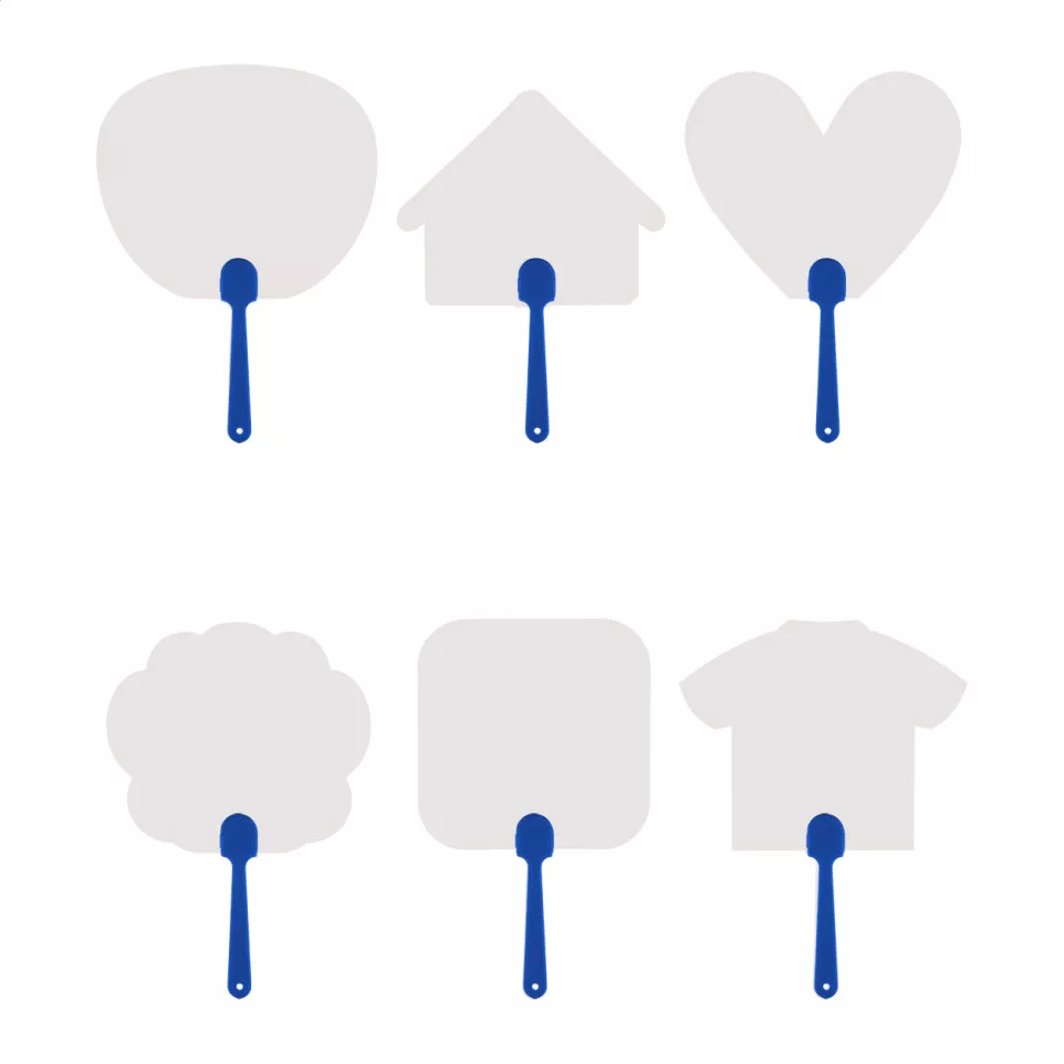 Digibreeze blue white custom made fan 
