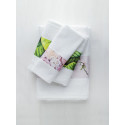 Subowel L wit  handdoek met sublimatiedruk 