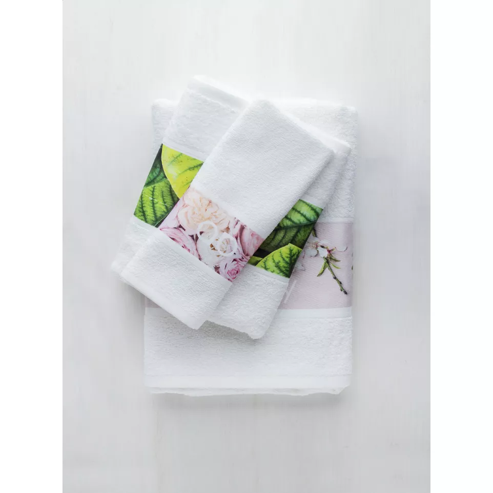 Subowel L blanc  serviette sublimation 