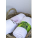Subowel M wit  handdoek met sublimatiedruk 