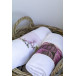 Subowel M wit  handdoek met sublimatiedruk 