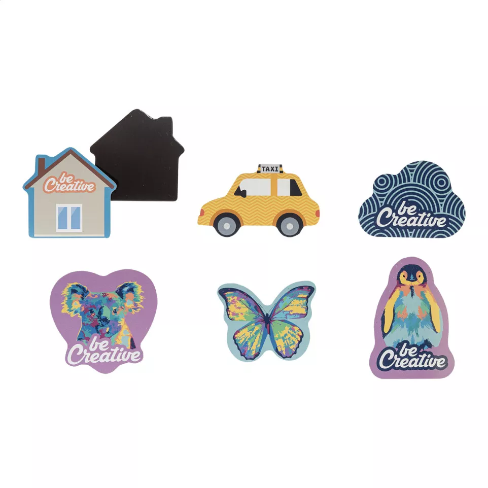 Fridgy white  custom fridge magnet 