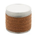 Scendle marron argenté bougie senteur  vanille 