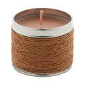 Scendle brown silver scented candle, chocolate 