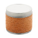 Scendle orange silver scented candle, orange 