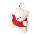 Keyted rouge  porte-clés ourson en peluche 