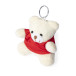 Keyted rouge  porte-clés ourson en peluche 