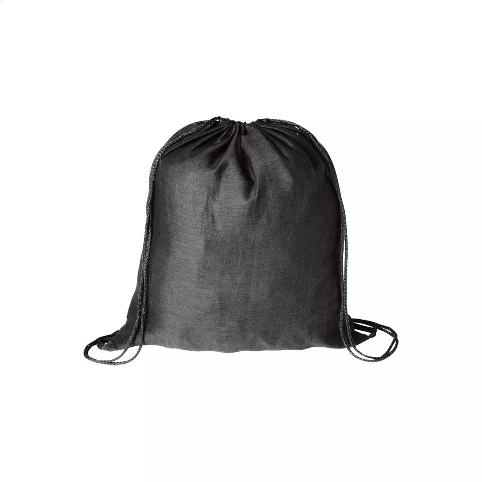 Kassy black  drawstring bag 
