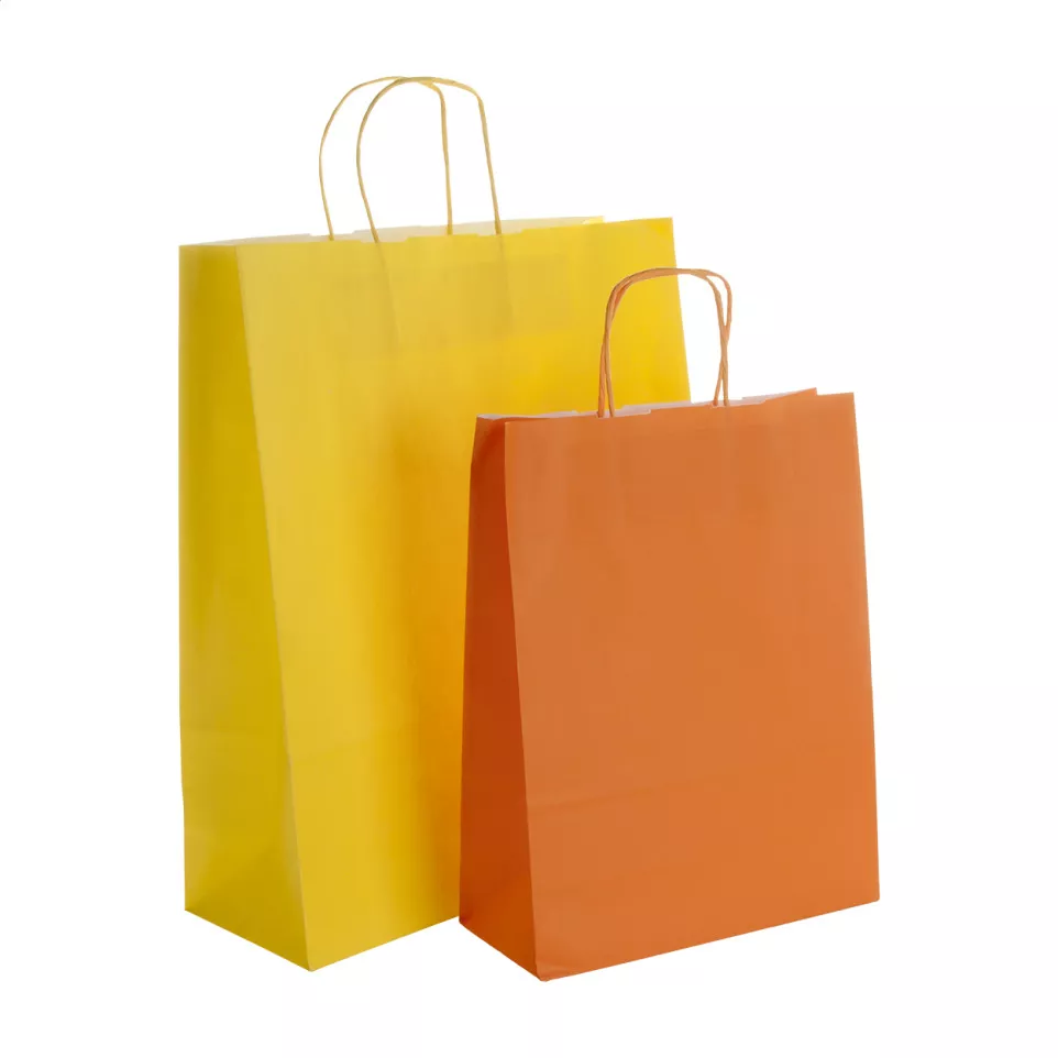 Store oranje  papieren tas 
