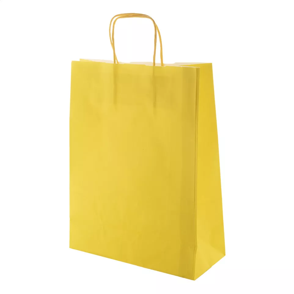 Store jaune  sac en papier 