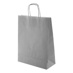 Mall ash grey  paper bag 