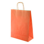 Mall orange  sac en papier 