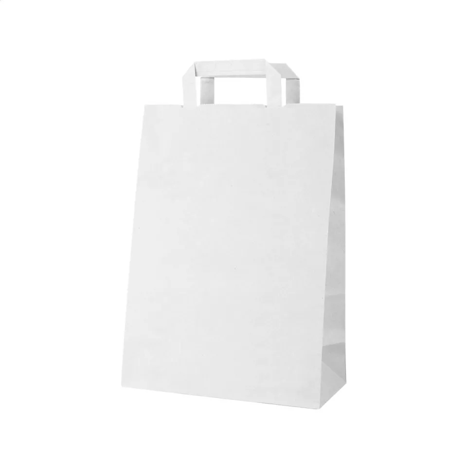 Boutique white  paper bag 