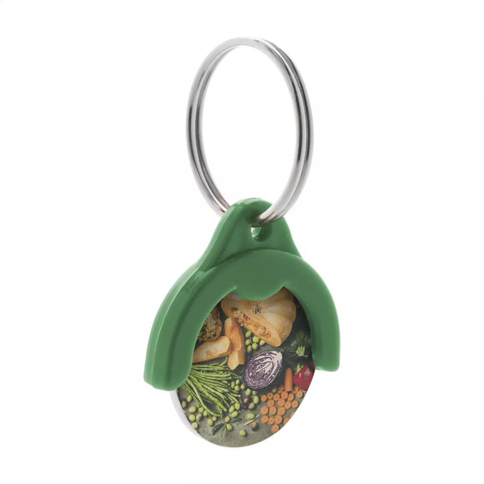 Token vert  porte-clés jeton 
