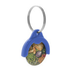 Token bleu  porte-clés jeton 