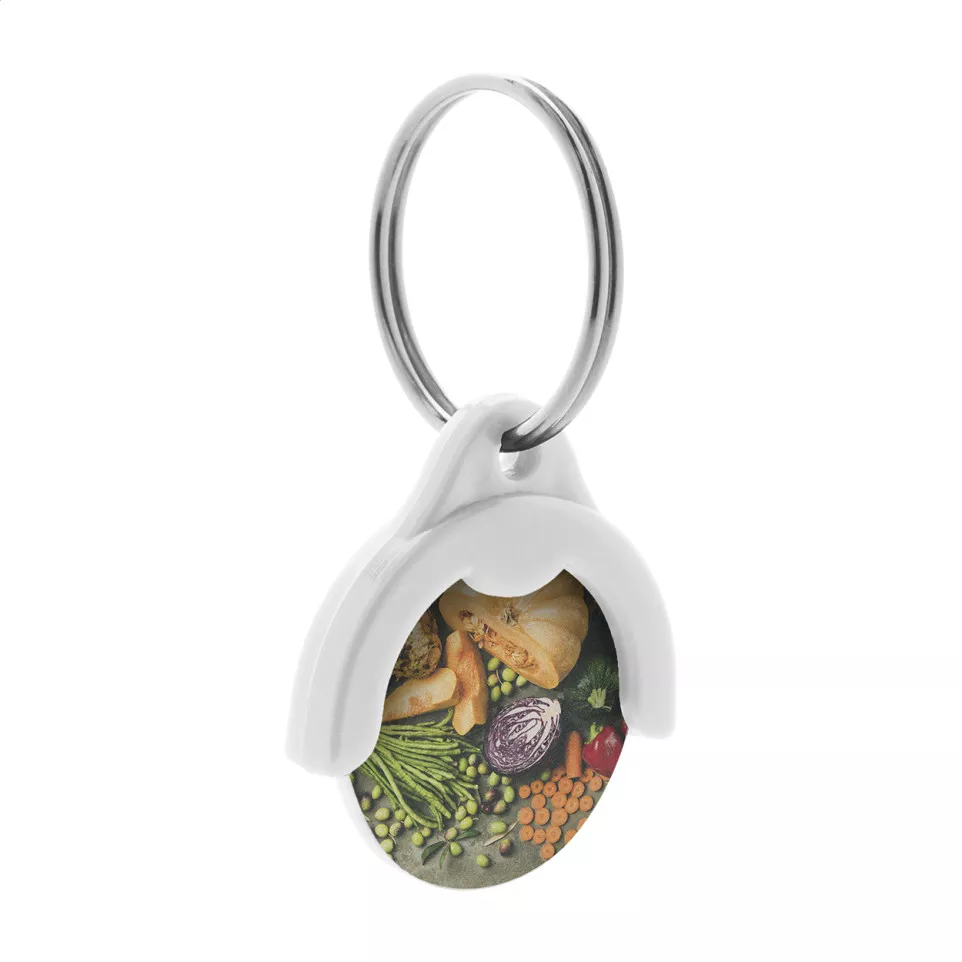 Token blanc  porte-clés jeton 