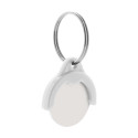 Token blanc  porte-clés jeton 