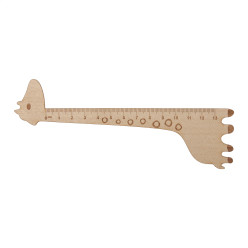 Looney naturelle  règle en bois 