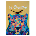 BeTime C white natural wall clock 