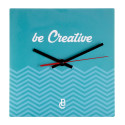 BeTime B white natural wall clock 