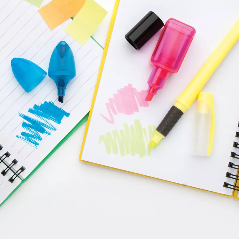 Calippo geel  markeerstift 
