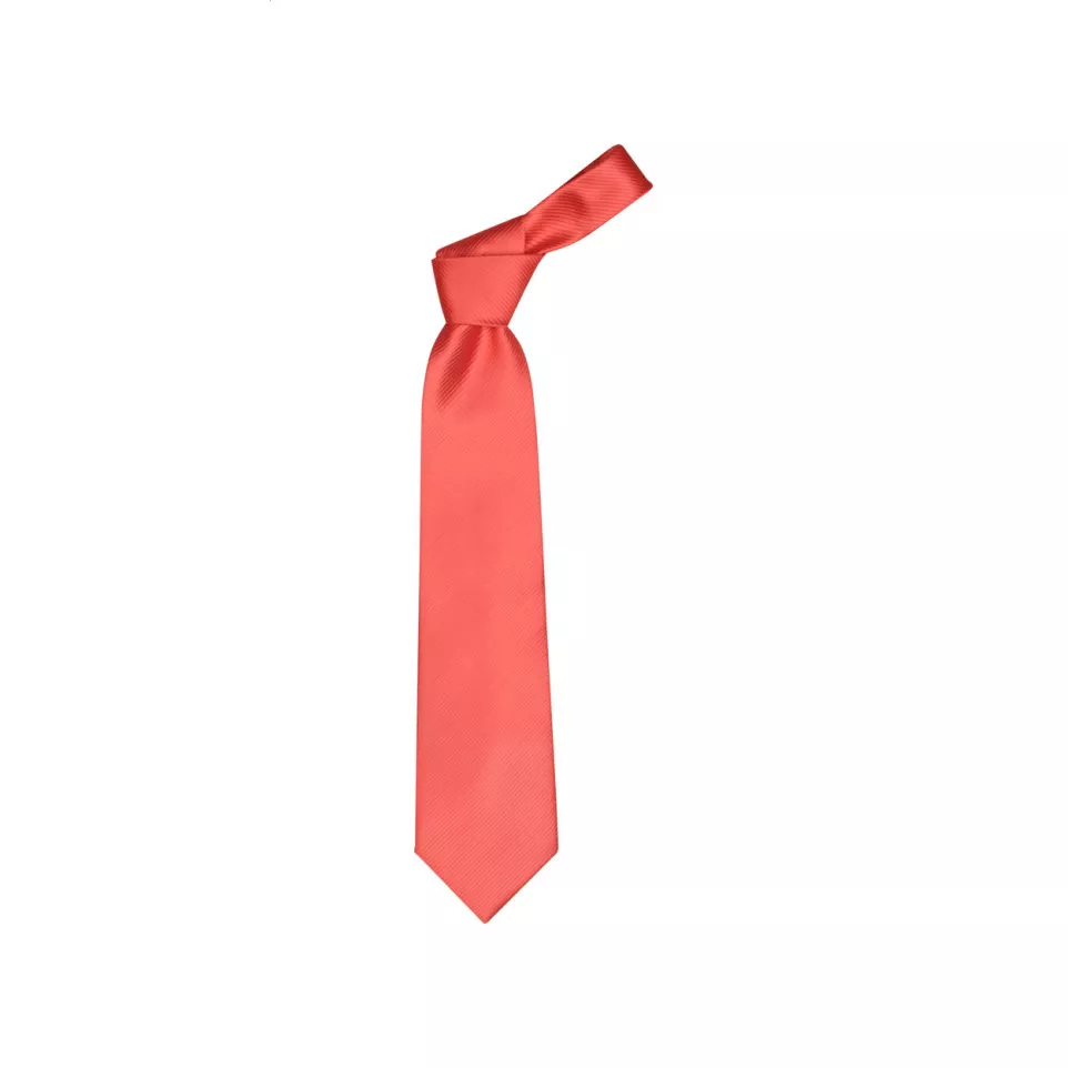 Colours rood  polyester stropdas  