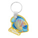 CreaFob transparent yellow  custom made keyring 