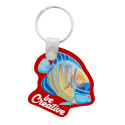 CreaFob red  custom made keyring 