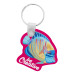 CreaFob fuchsia  custum made sleutelhanger 