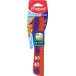 Maped Latte Kidy'Grip 20 cm, couleurs assorties, blister de 1 pièces