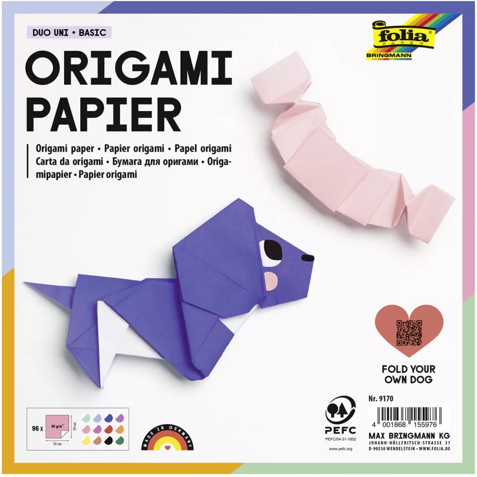 Folia vouwpapier, ft 19 x 19 cm, pak...