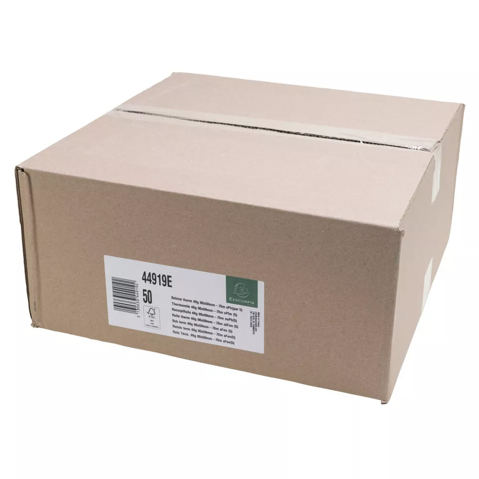 Exacompta Thermal Receipt Rolls 48gsm...