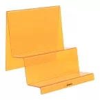 Small ORANGE plexigl-ass stepped display/ Pc.