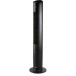Domo ventilateur colonne avec éclairage d'ambiance, hauteur 110 cm, noir