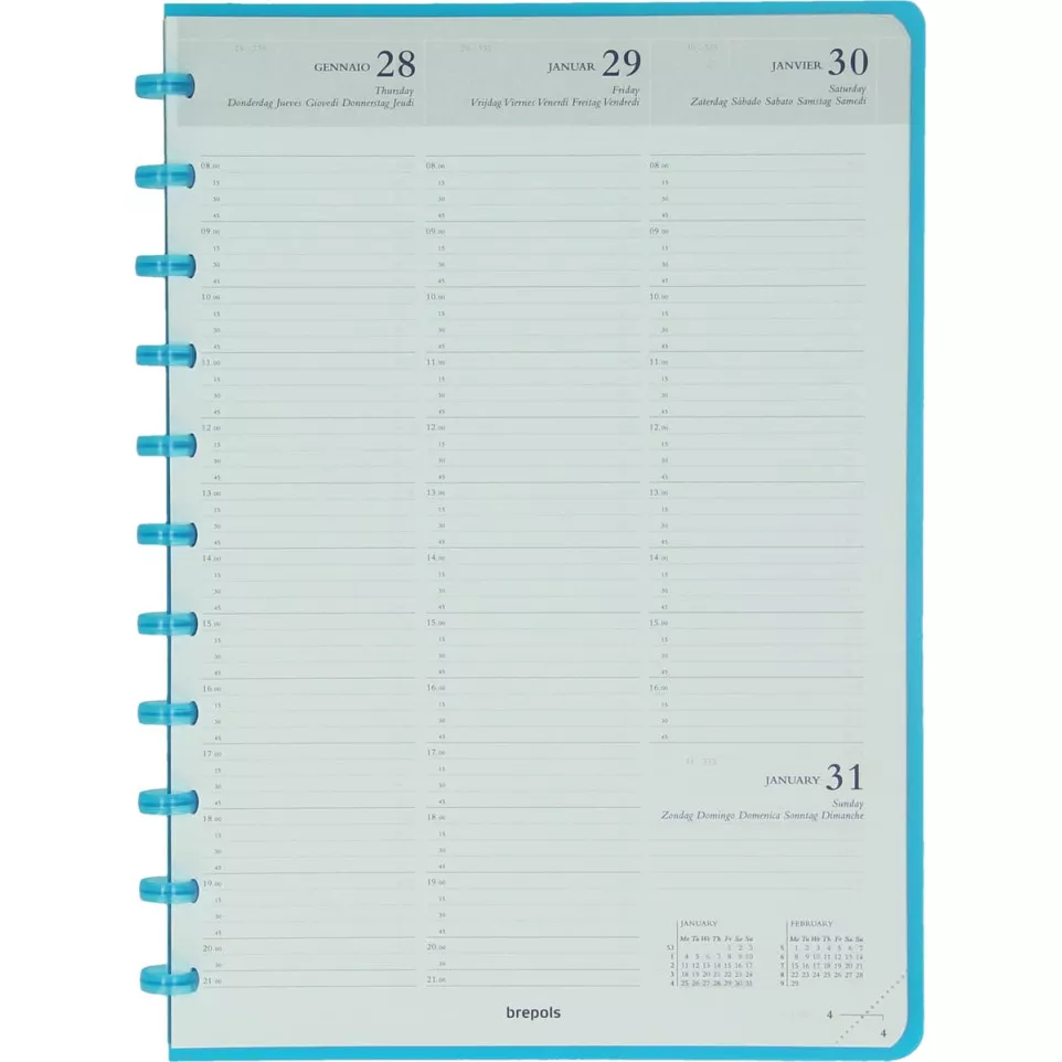 Atoma agenda, ft A5, crèmekleurig...