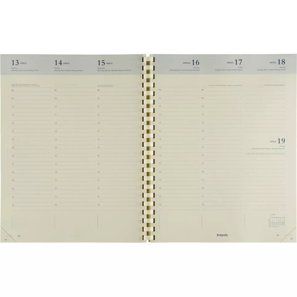 Brepols Concorde Desk Diary Refill 2027