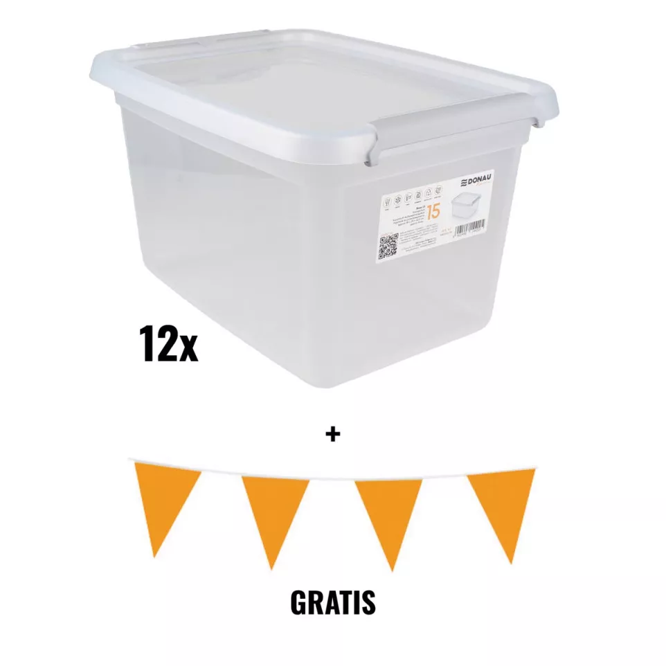 ACTION: 12 x DONAU Home Storage Box...